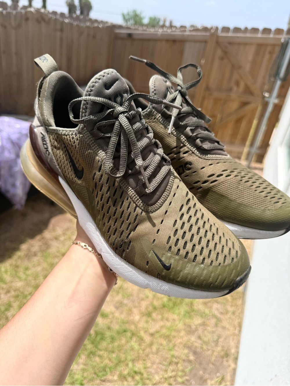Nike Men’s Air Max 270 Olive/Khaki Sneakers